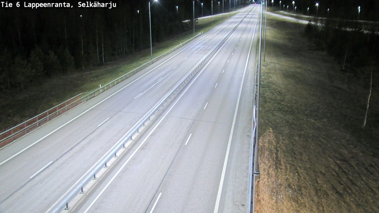 Weather Camera Image Road 6 Lappeenranta, Selkäharju, Lappeenranta, Etelä-Karjala