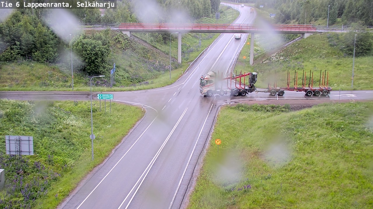 Weather Camera Image Road 6 Lappeenranta, Selkäharju, Lappeenranta, Etelä-Karjala