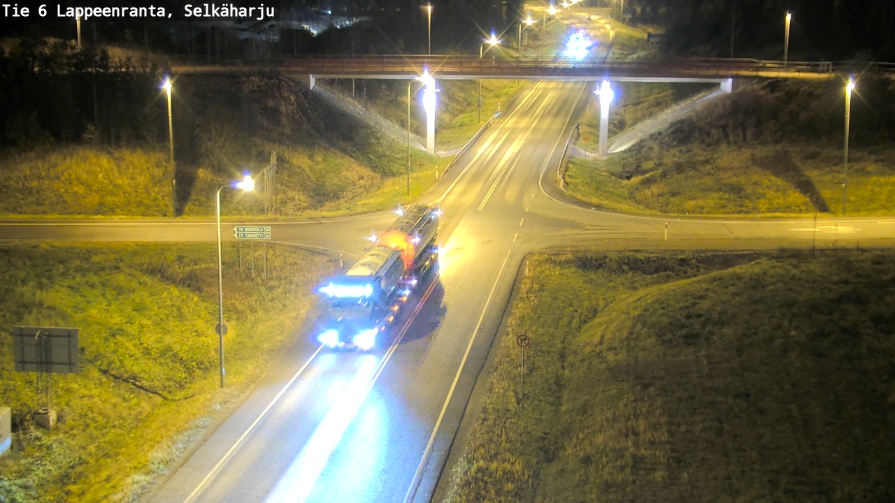 Weather Camera Image Väg 6 Villmanstrand, Selkäharju, Lappeenranta, Etelä-Karjala