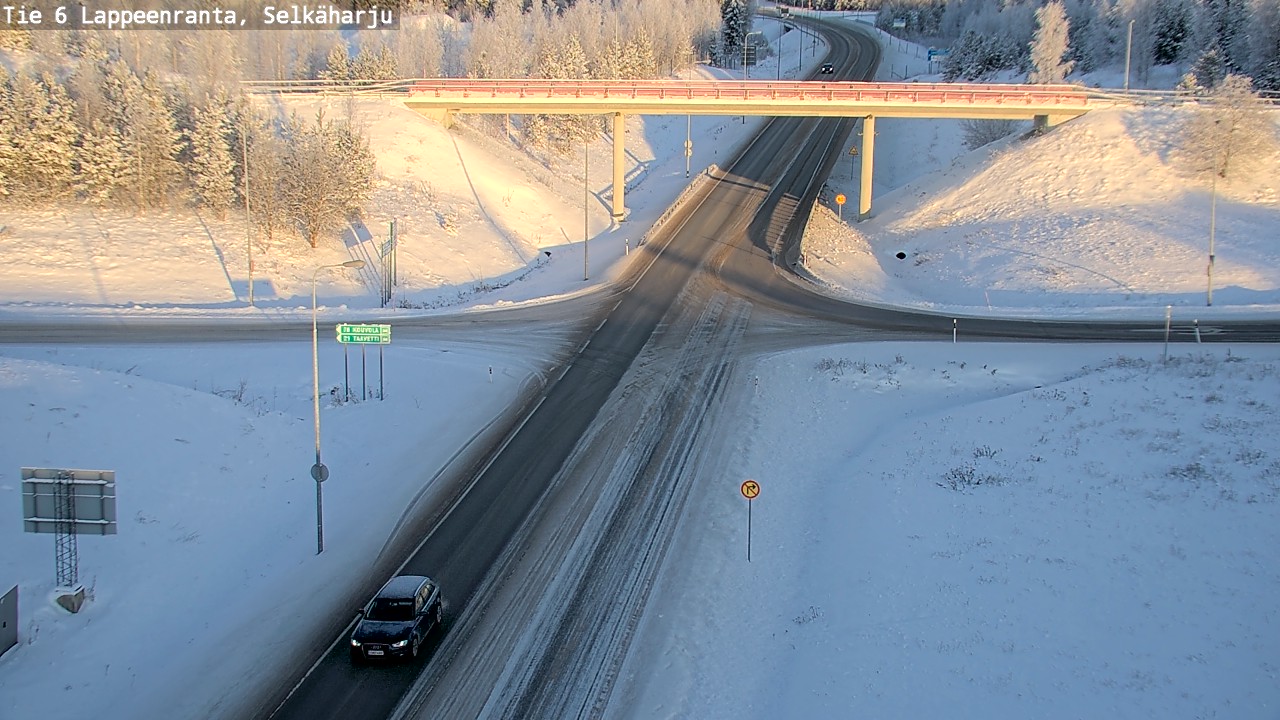 Weather Camera Image Road 6 Lappeenranta, Selkäharju, Lappeenranta, Etelä-Karjala
