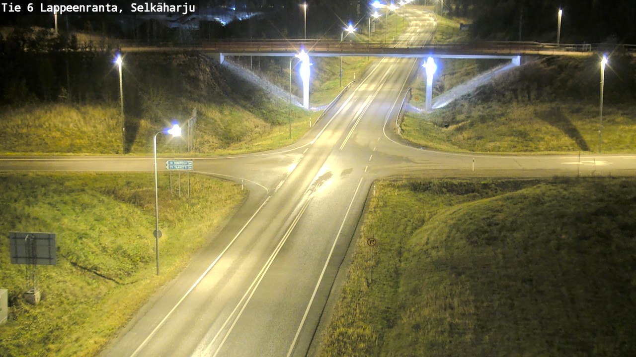 Weather Camera Image Väg 6 Villmanstrand, Selkäharju, Lappeenranta, Etelä-Karjala