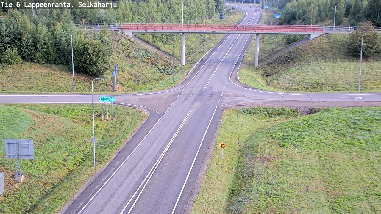 Weather Camera Image Road 6 Lappeenranta, Selkäharju, Lappeenranta, Etelä-Karjala