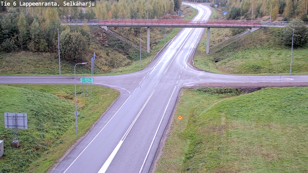 Weather Camera Image Road 6 Lappeenranta, Selkäharju, Lappeenranta, Etelä-Karjala