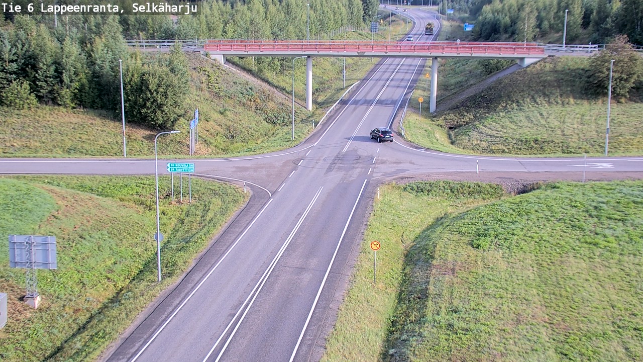 Weather Camera Image Road 6 Lappeenranta, Selkäharju, Lappeenranta, Etelä-Karjala