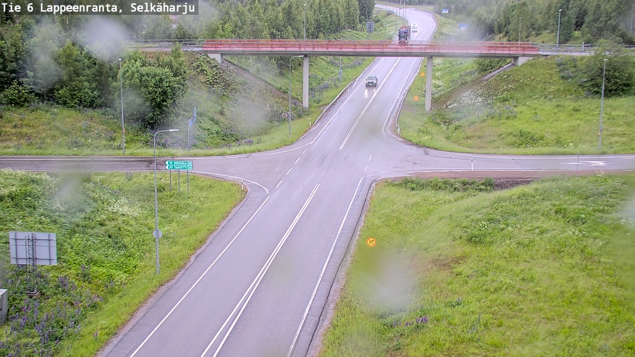 Weather Camera Image Road 6 Lappeenranta, Selkäharju, Lappeenranta, Etelä-Karjala