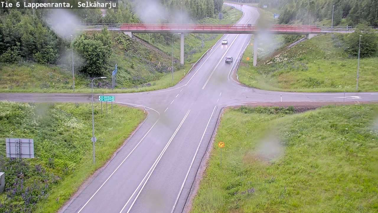 Weather Camera Image Road 6 Lappeenranta, Selkäharju, Lappeenranta, Etelä-Karjala