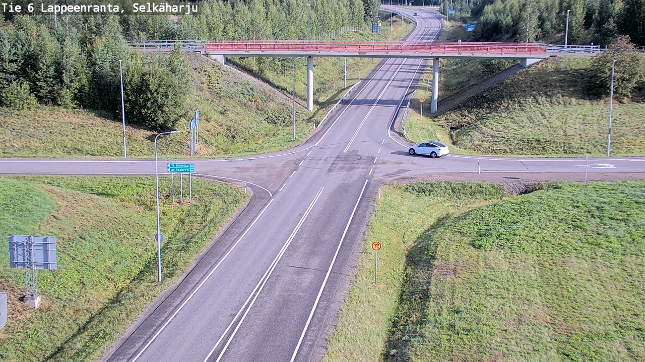 Weather Camera Image Road 6 Lappeenranta, Selkäharju, Lappeenranta, Etelä-Karjala