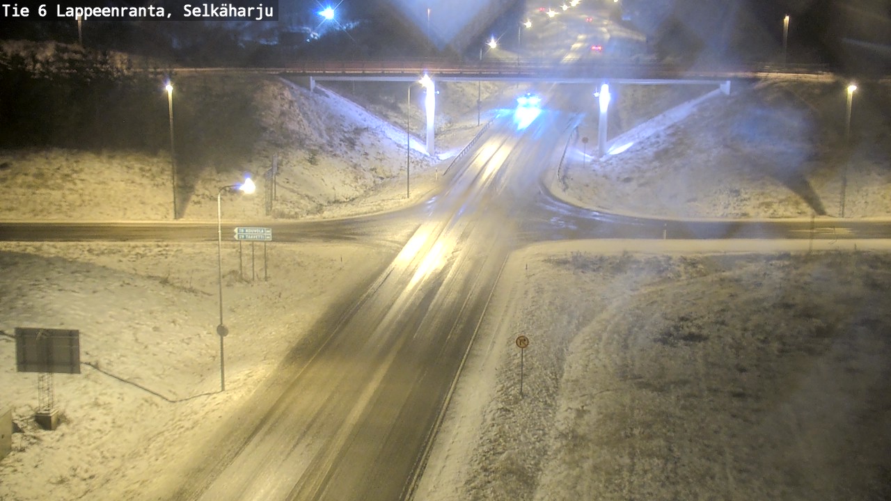 Weather Camera Image Väg 6 Villmanstrand, Selkäharju, Lappeenranta, Etelä-Karjala