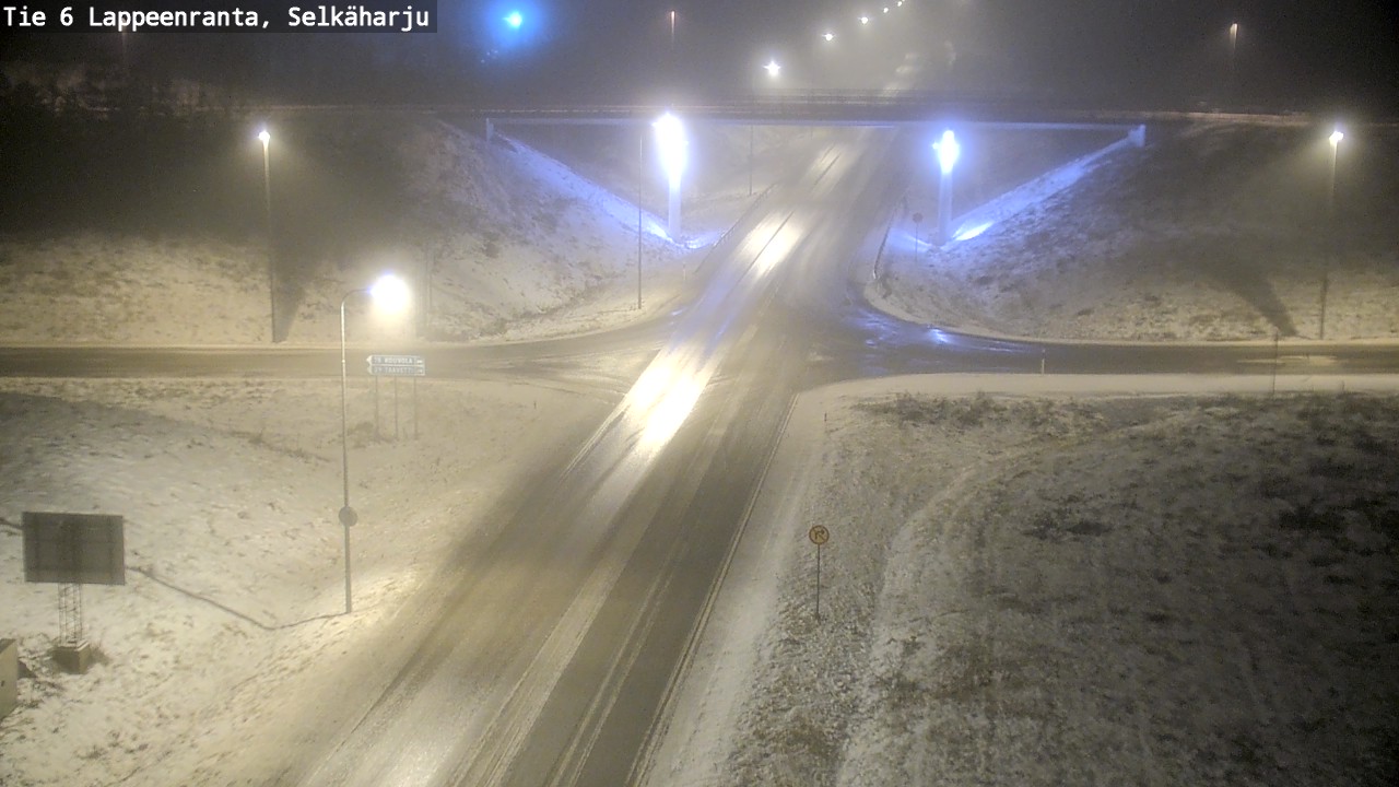 Weather Camera Image Väg 6 Villmanstrand, Selkäharju, Lappeenranta, Etelä-Karjala