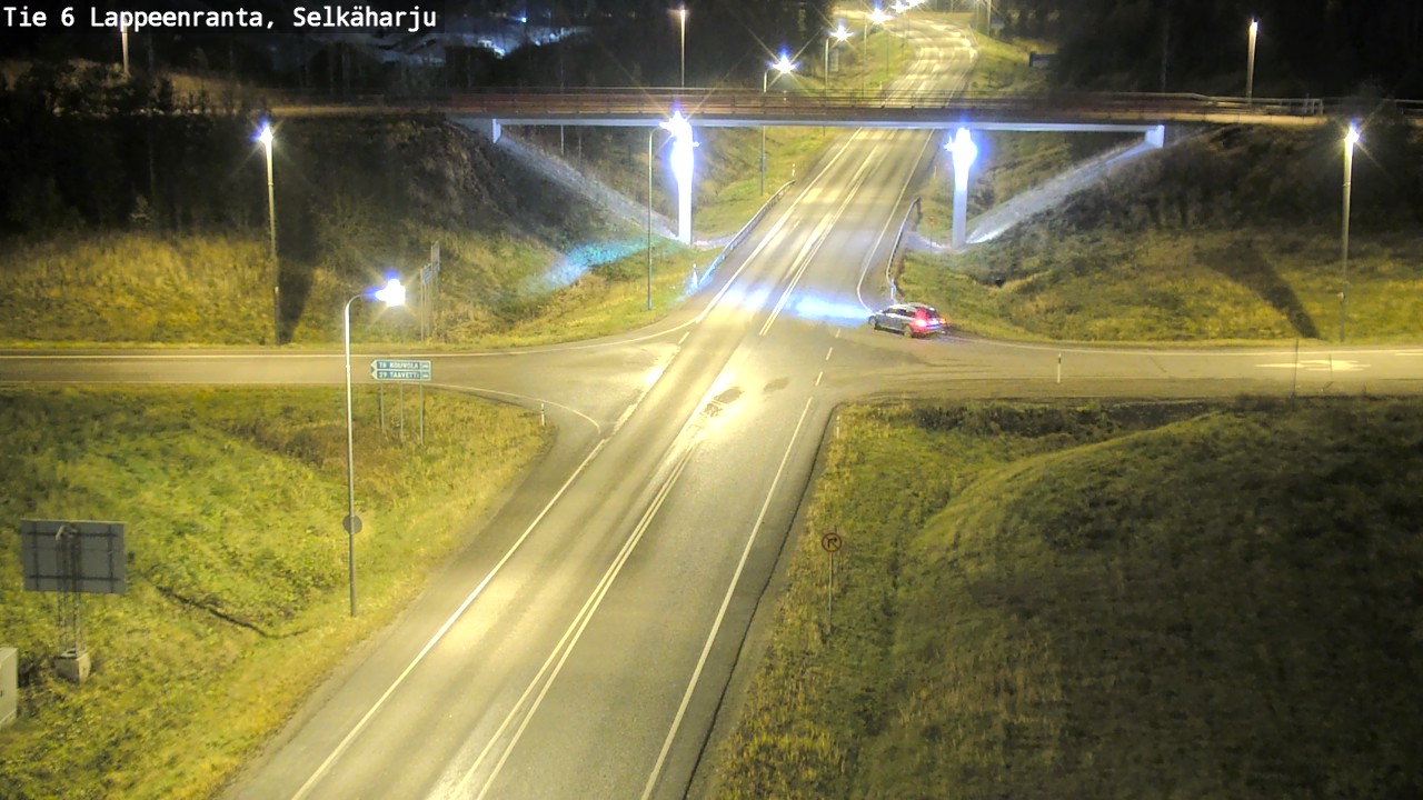 Weather Camera Image Väg 6 Villmanstrand, Selkäharju, Lappeenranta, Etelä-Karjala