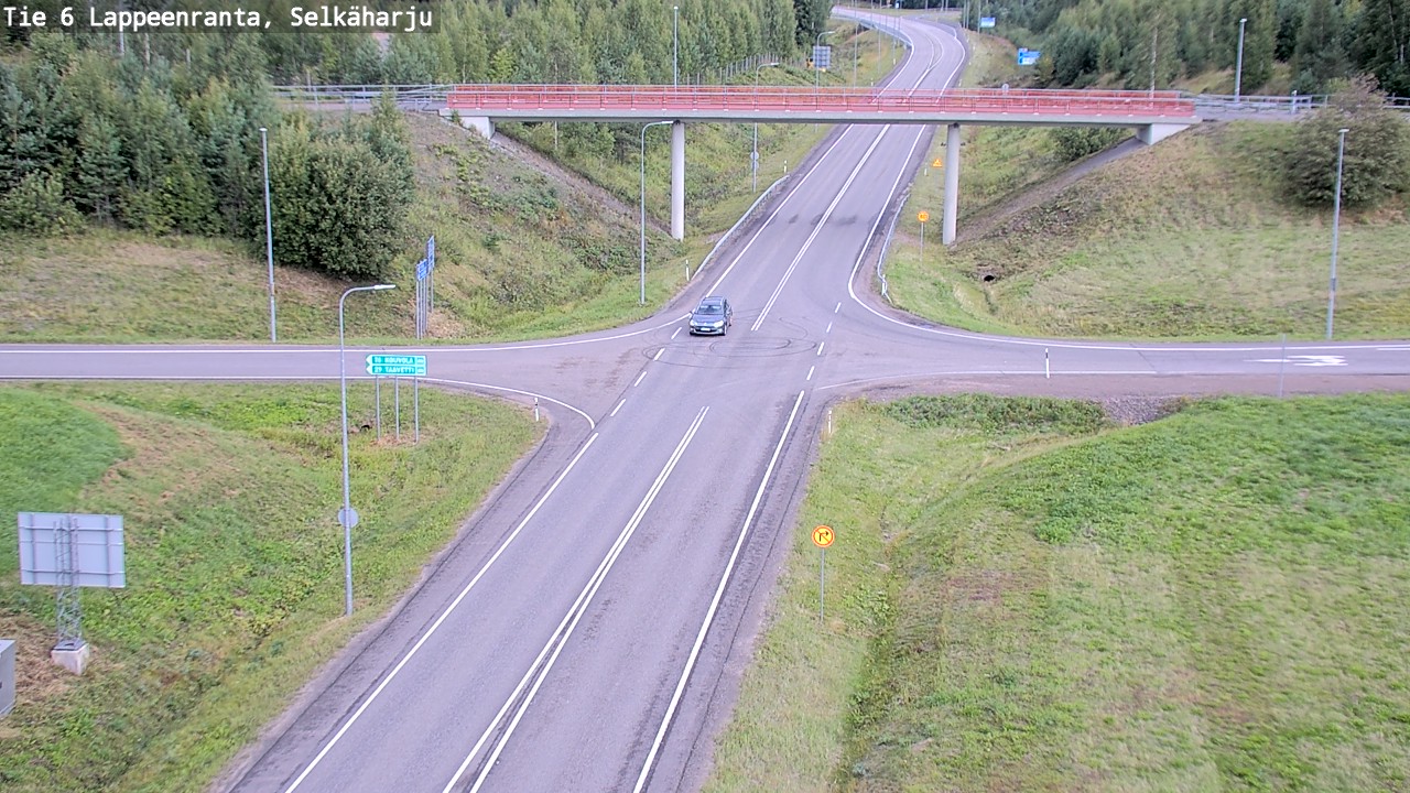 Weather Camera Image Road 6 Lappeenranta, Selkäharju, Lappeenranta, Etelä-Karjala