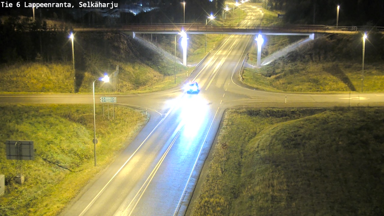 Weather Camera Image Väg 6 Villmanstrand, Selkäharju, Lappeenranta, Etelä-Karjala