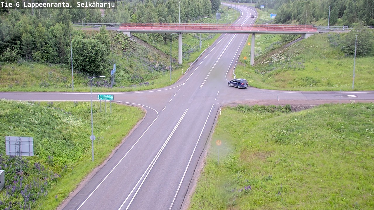 Weather Camera Image Road 6 Lappeenranta, Selkäharju, Lappeenranta, Etelä-Karjala