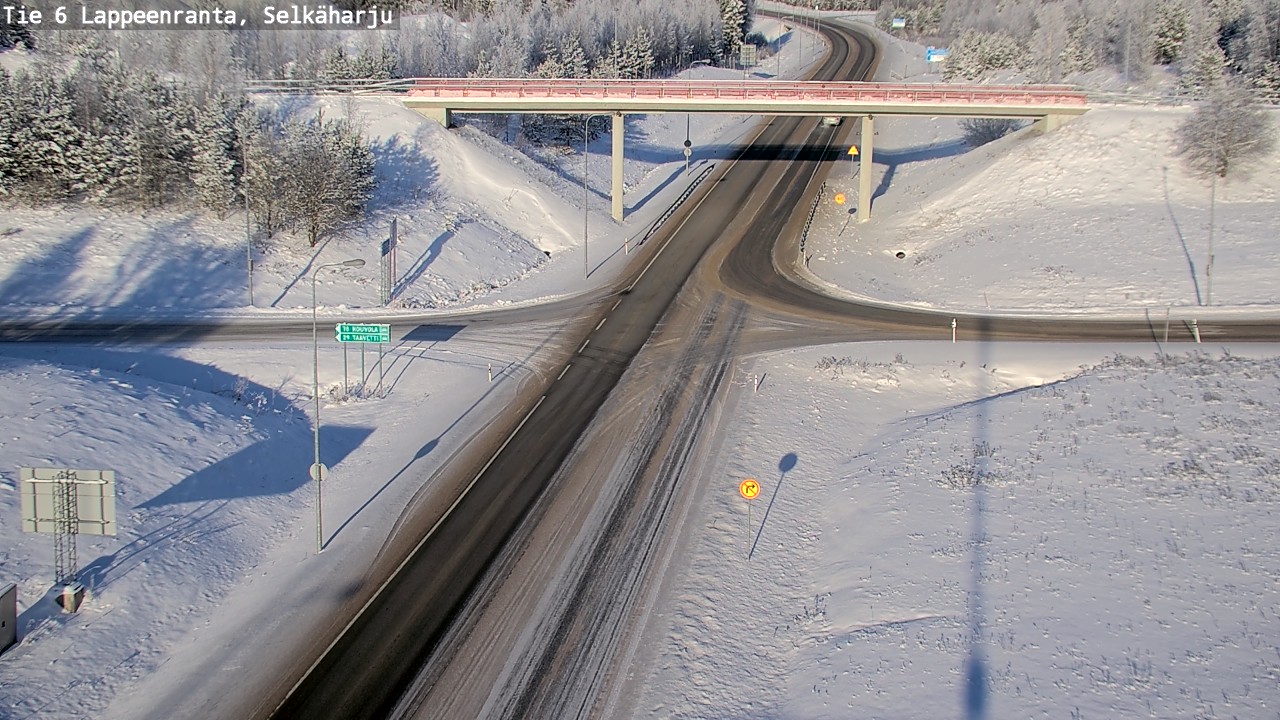 Weather Camera Image Road 6 Lappeenranta, Selkäharju, Lappeenranta, Etelä-Karjala