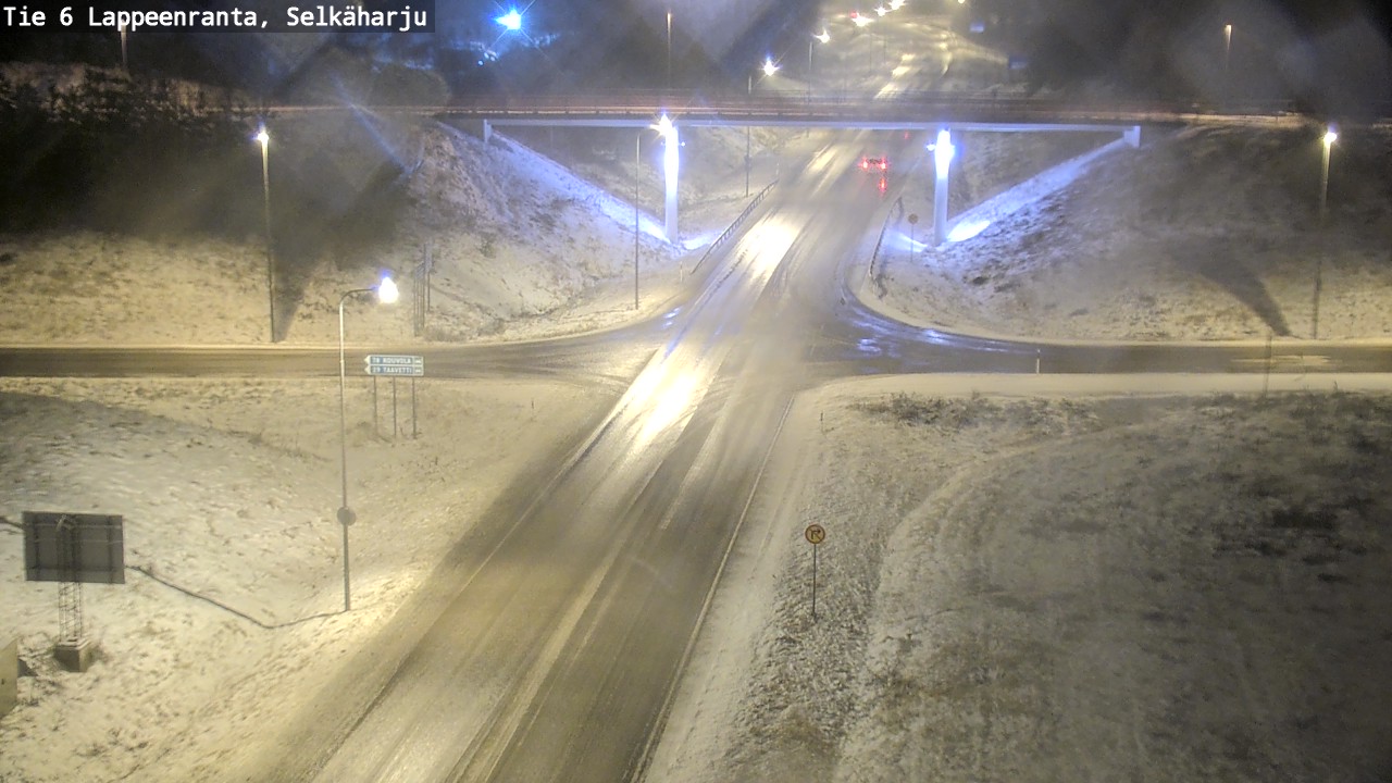Weather Camera Image Väg 6 Villmanstrand, Selkäharju, Lappeenranta, Etelä-Karjala