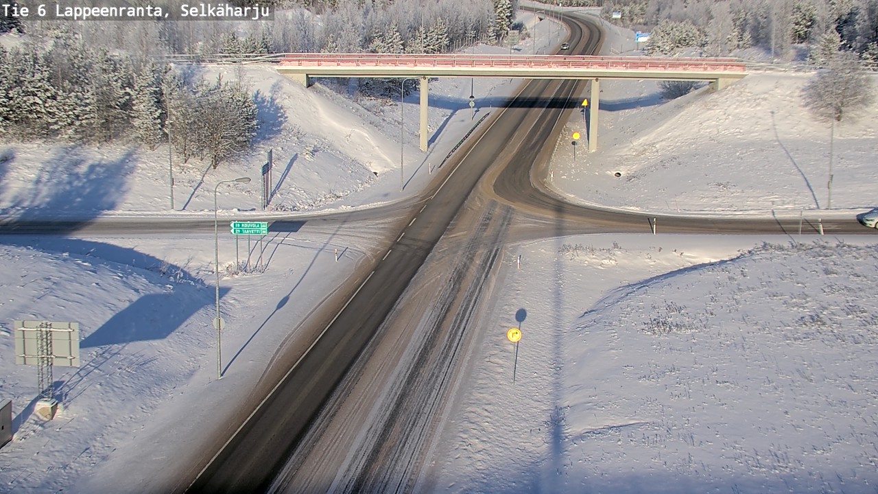Weather Camera Image Road 6 Lappeenranta, Selkäharju, Lappeenranta, Etelä-Karjala
