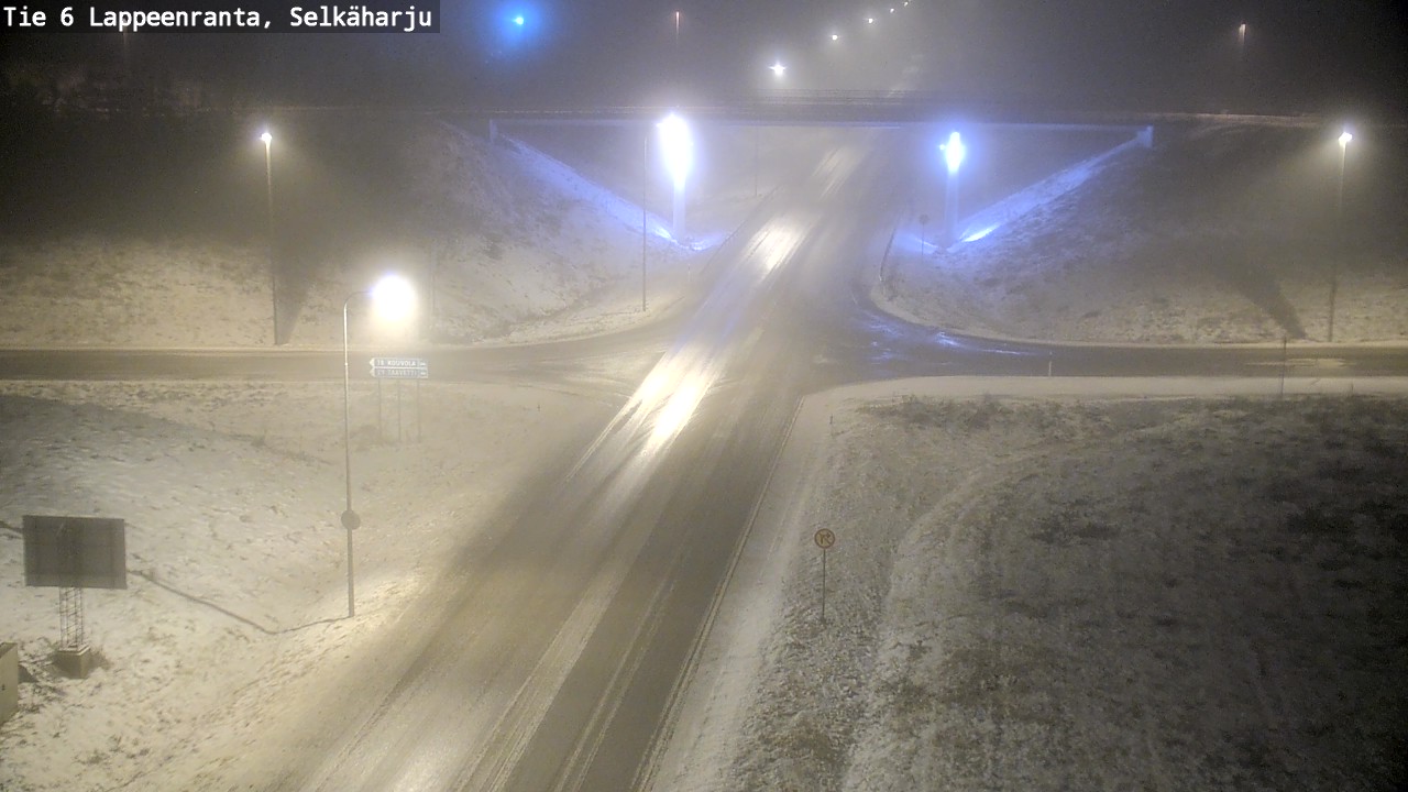 Weather Camera Image Väg 6 Villmanstrand, Selkäharju, Lappeenranta, Etelä-Karjala