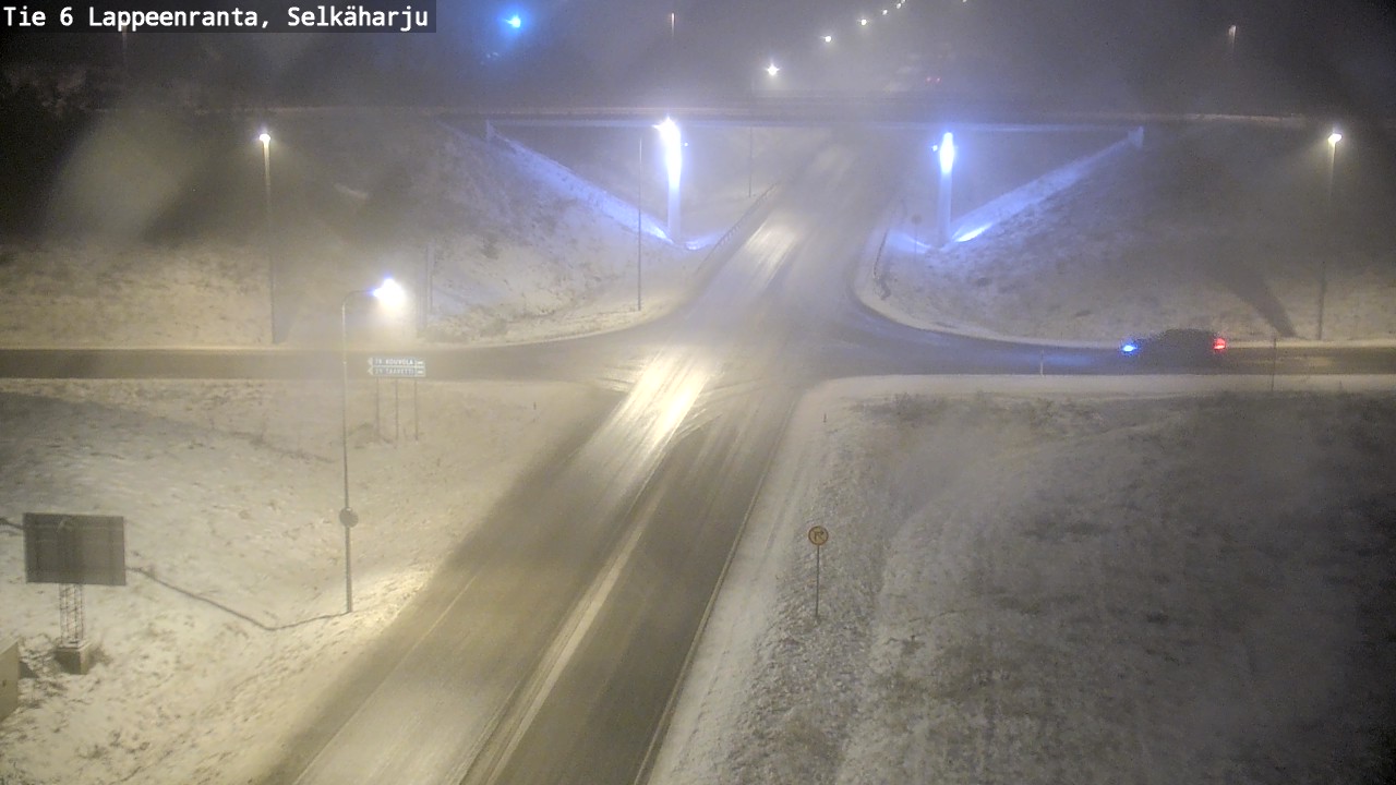 Weather Camera Image Väg 6 Villmanstrand, Selkäharju, Lappeenranta, Etelä-Karjala