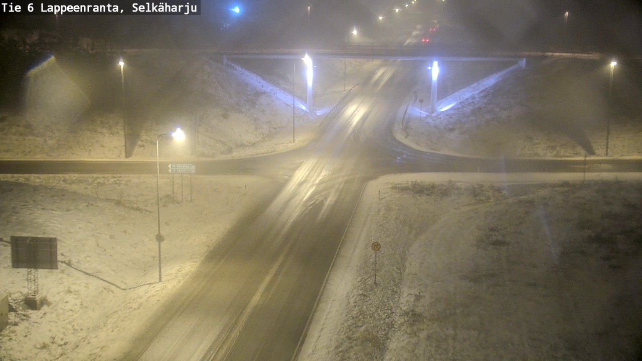 Weather Camera Image Väg 6 Villmanstrand, Selkäharju, Lappeenranta, Etelä-Karjala