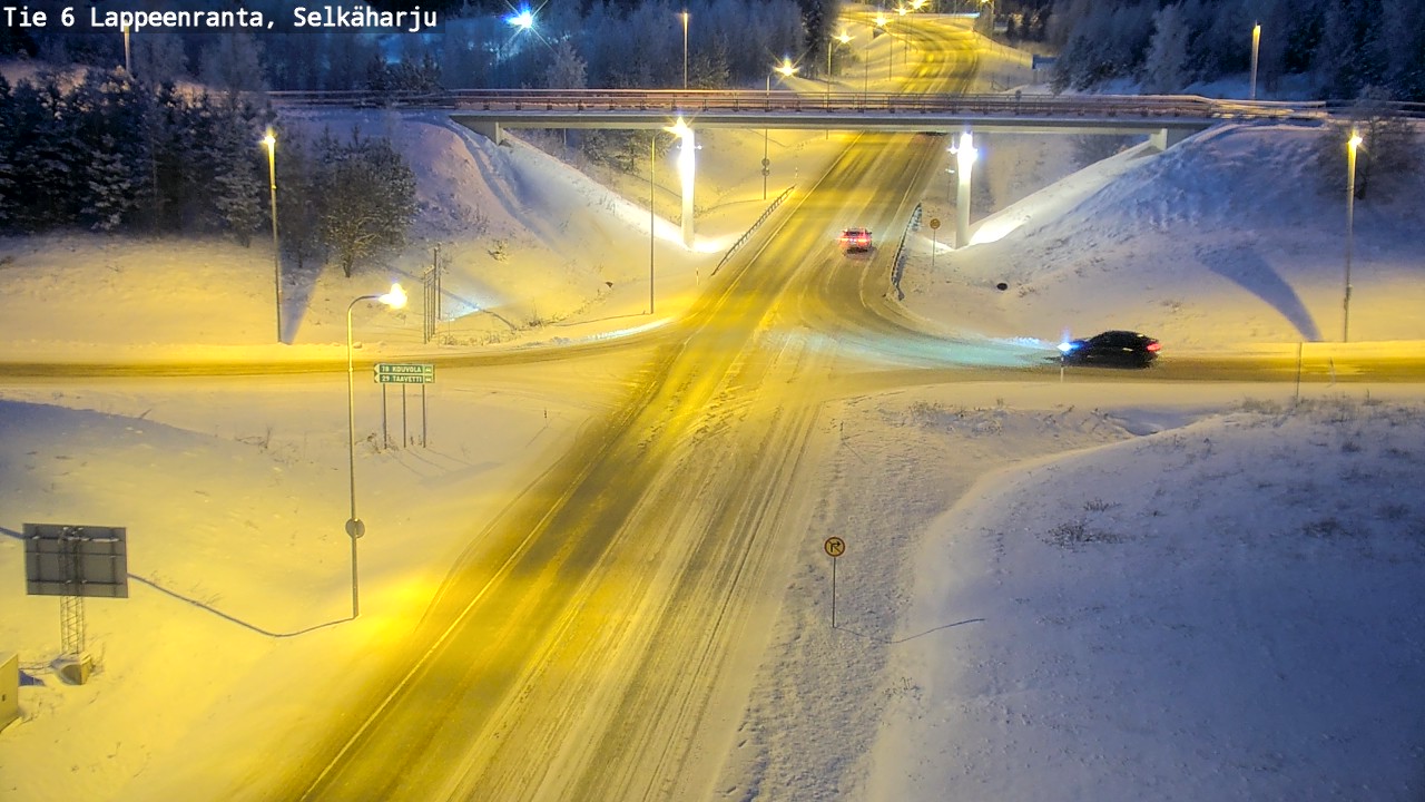 Weather Camera Image Road 6 Lappeenranta, Selkäharju, Lappeenranta, Etelä-Karjala