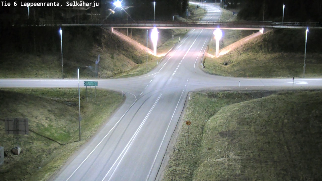 Weather Camera Image Road 6 Lappeenranta, Selkäharju, Lappeenranta, Etelä-Karjala