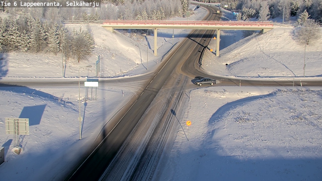Weather Camera Image Road 6 Lappeenranta, Selkäharju, Lappeenranta, Etelä-Karjala