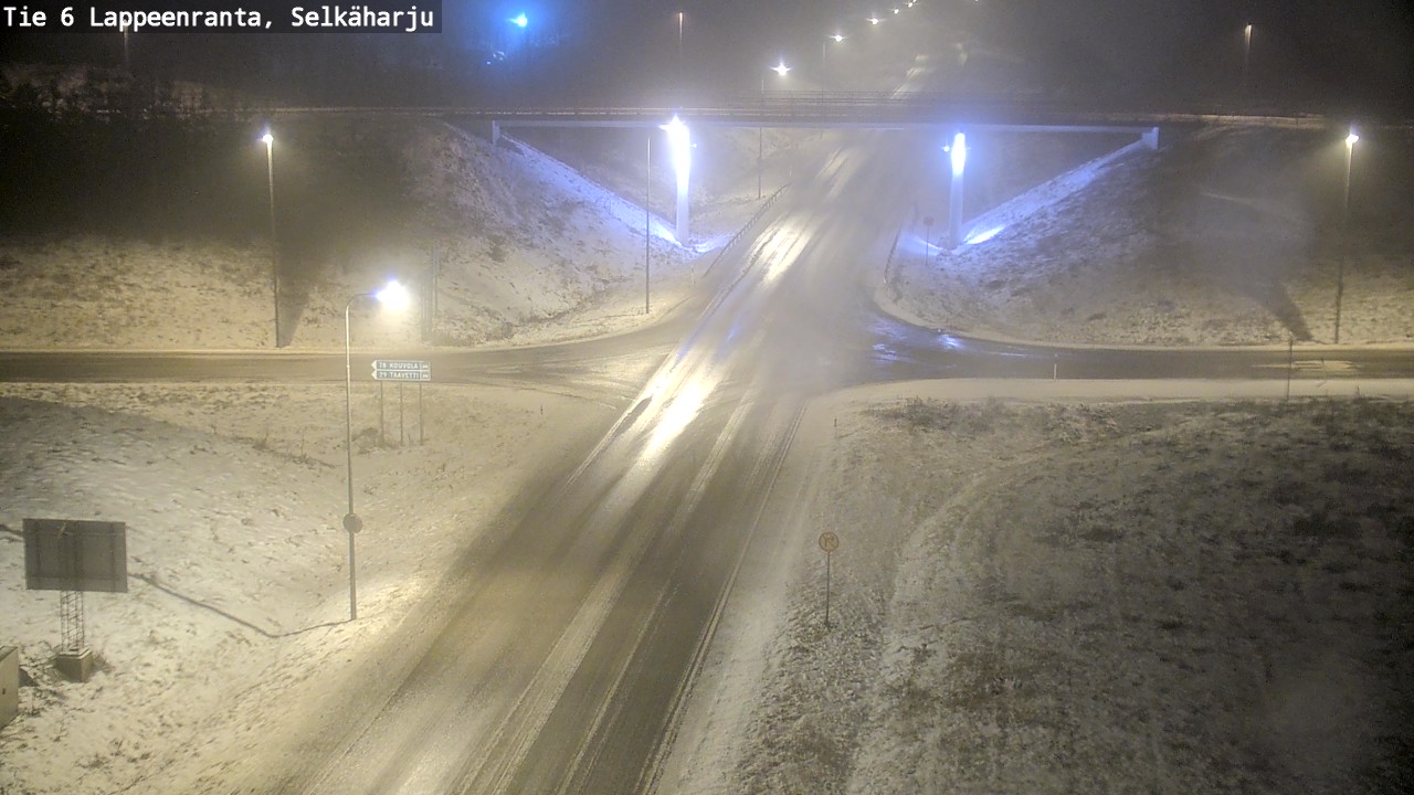 Weather Camera Image Väg 6 Villmanstrand, Selkäharju, Lappeenranta, Etelä-Karjala