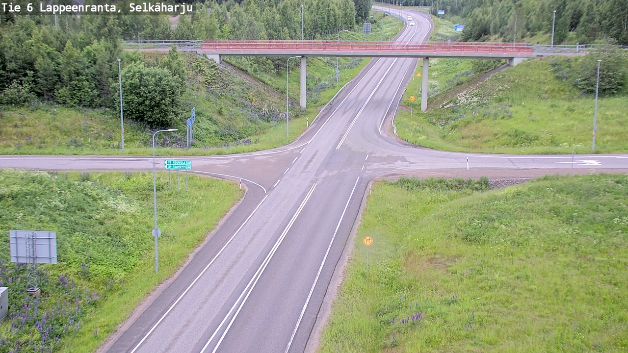 Weather Camera Image Road 6 Lappeenranta, Selkäharju, Lappeenranta, Etelä-Karjala