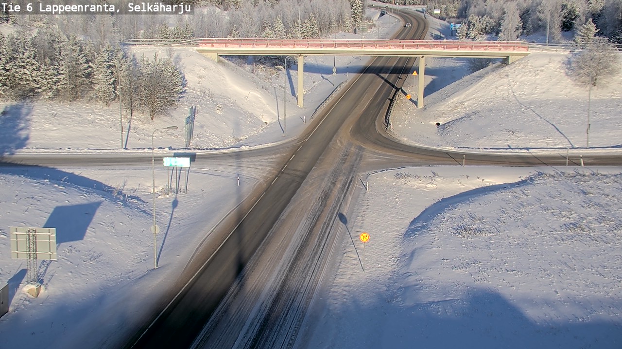 Weather Camera Image Road 6 Lappeenranta, Selkäharju, Lappeenranta, Etelä-Karjala