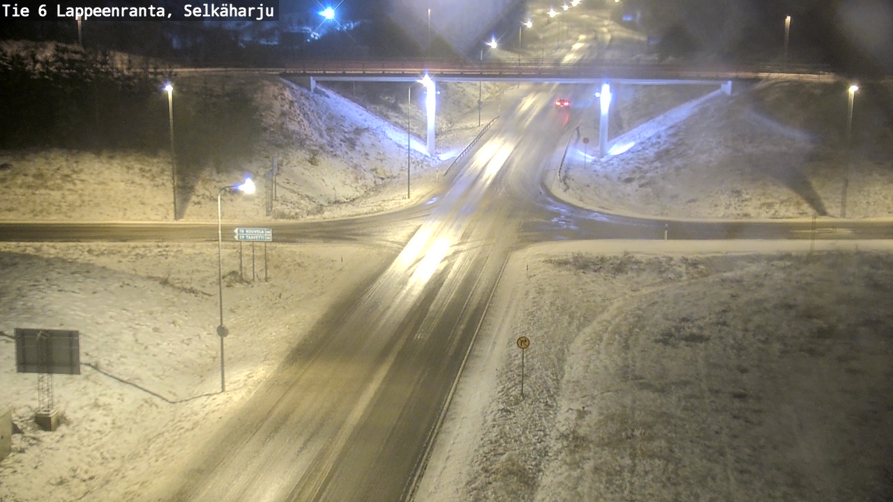 Weather Camera Image Väg 6 Villmanstrand, Selkäharju, Lappeenranta, Etelä-Karjala