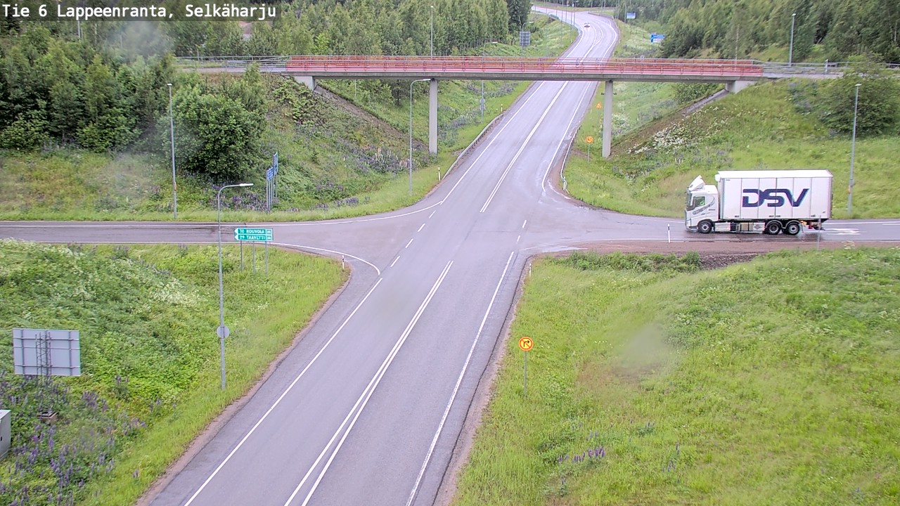 Weather Camera Image Road 6 Lappeenranta, Selkäharju, Lappeenranta, Etelä-Karjala