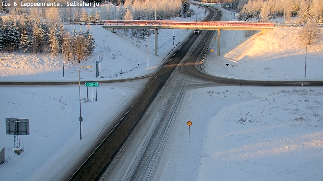 Weather Camera Image Road 6 Lappeenranta, Selkäharju, Lappeenranta, Etelä-Karjala