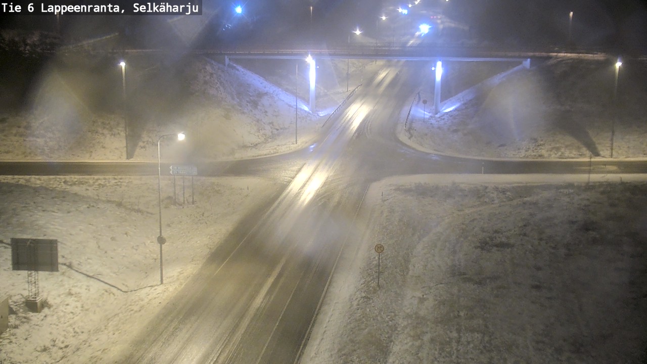 Weather Camera Image Väg 6 Villmanstrand, Selkäharju, Lappeenranta, Etelä-Karjala