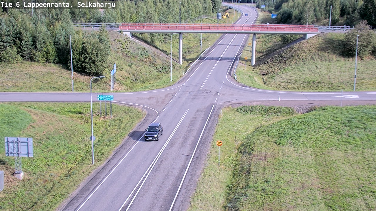 Weather Camera Image Road 6 Lappeenranta, Selkäharju, Lappeenranta, Etelä-Karjala