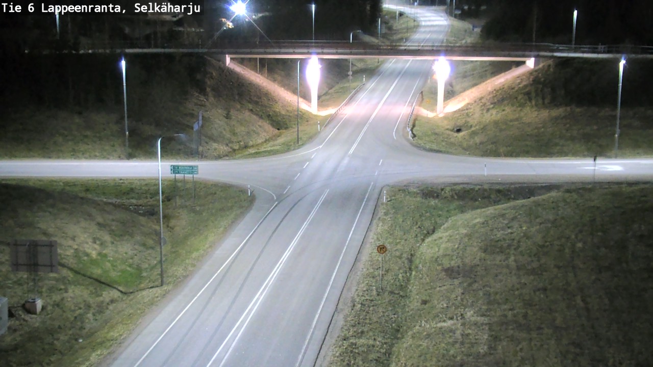 Weather Camera Image Road 6 Lappeenranta, Selkäharju, Lappeenranta, Etelä-Karjala