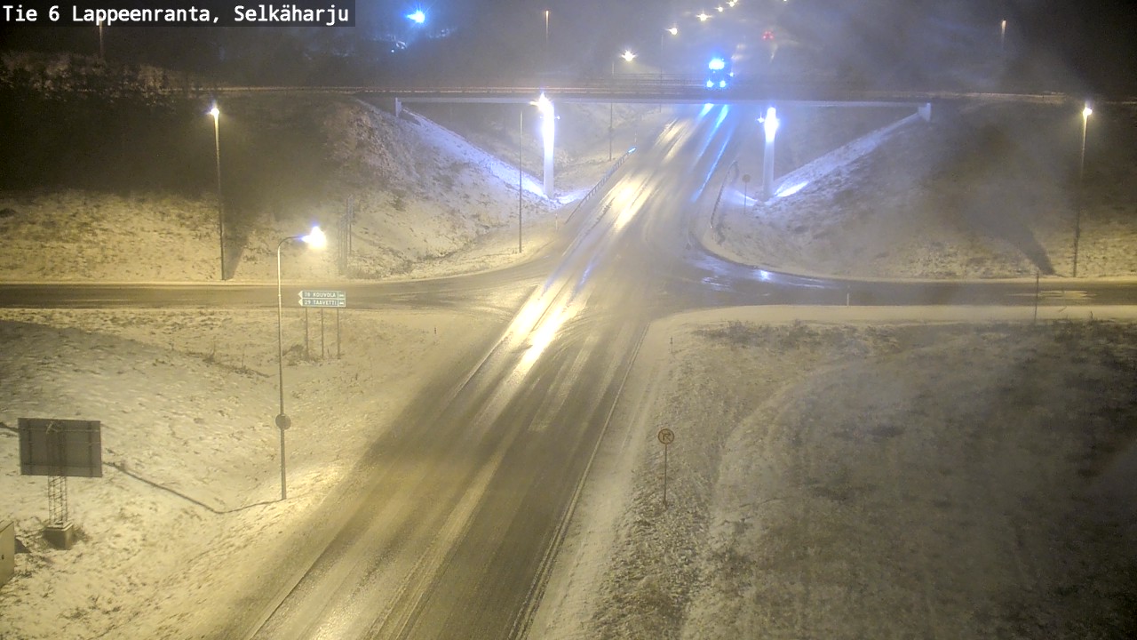 Weather Camera Image Väg 6 Villmanstrand, Selkäharju, Lappeenranta, Etelä-Karjala
