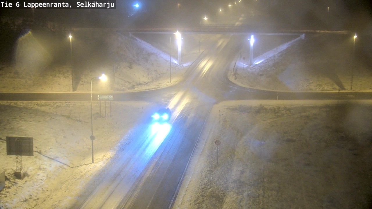 Weather Camera Image Väg 6 Villmanstrand, Selkäharju, Lappeenranta, Etelä-Karjala