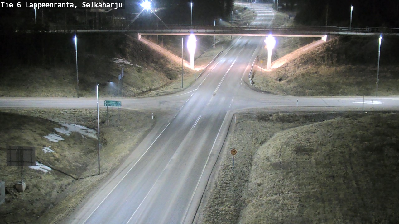 Weather Camera Image Road 6 Lappeenranta, Selkäharju, Lappeenranta, Etelä-Karjala