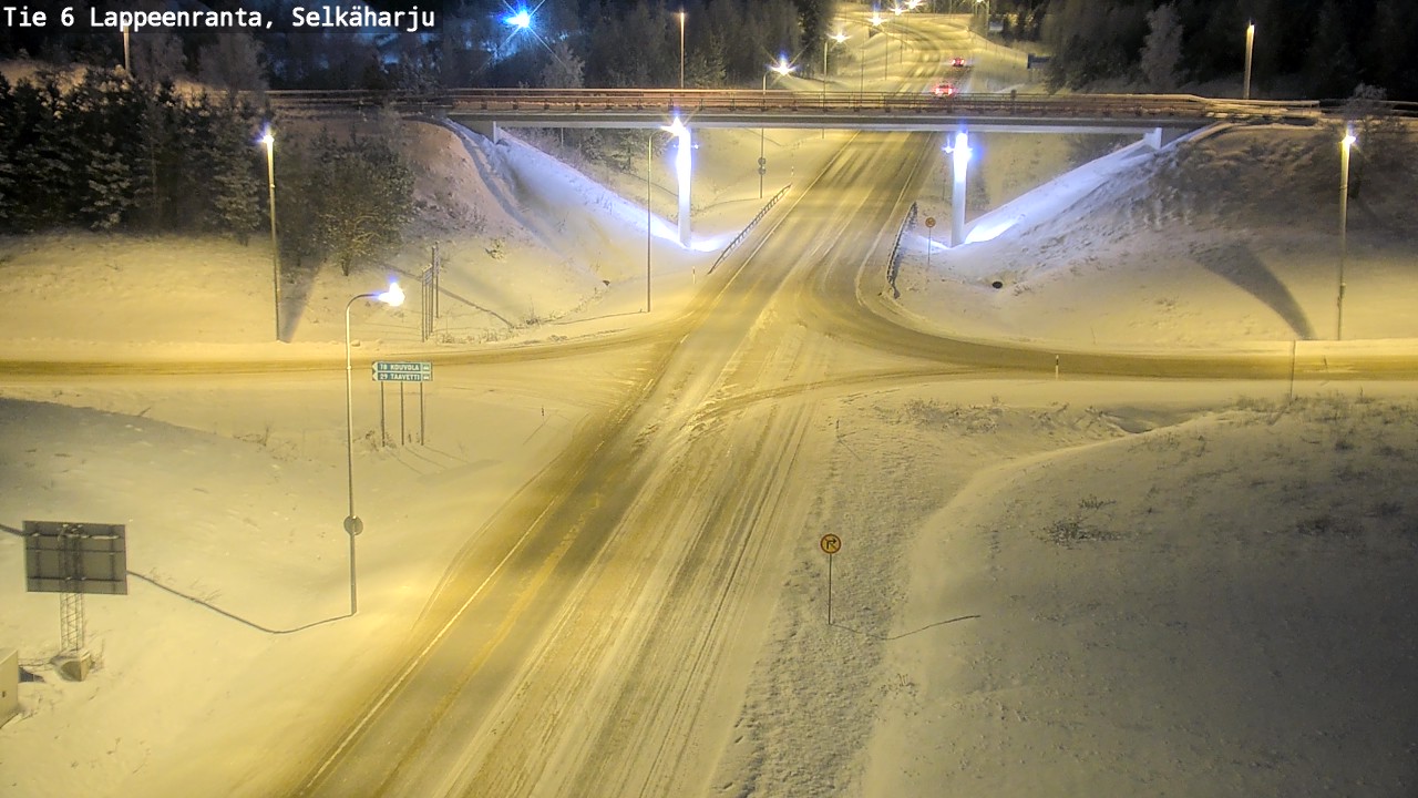 Weather Camera Image Road 6 Lappeenranta, Selkäharju, Lappeenranta, Etelä-Karjala