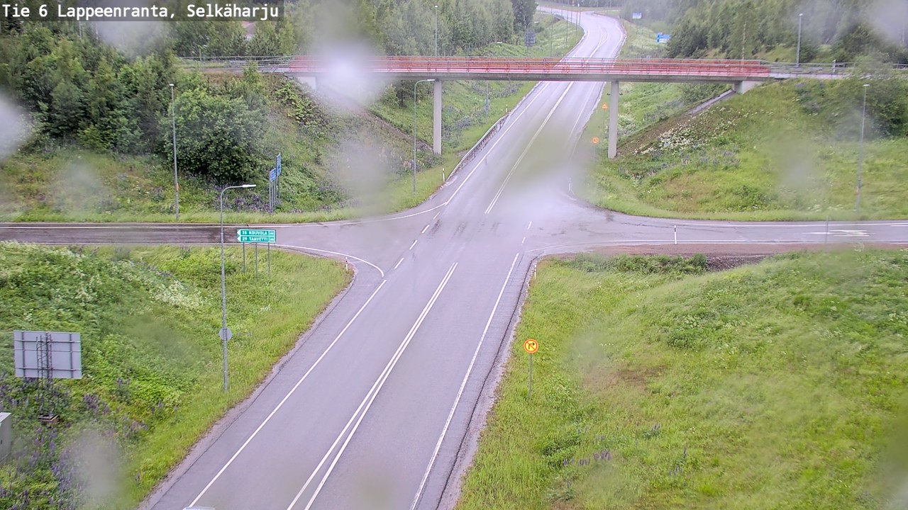 Weather Camera Image Road 6 Lappeenranta, Selkäharju, Lappeenranta, Etelä-Karjala