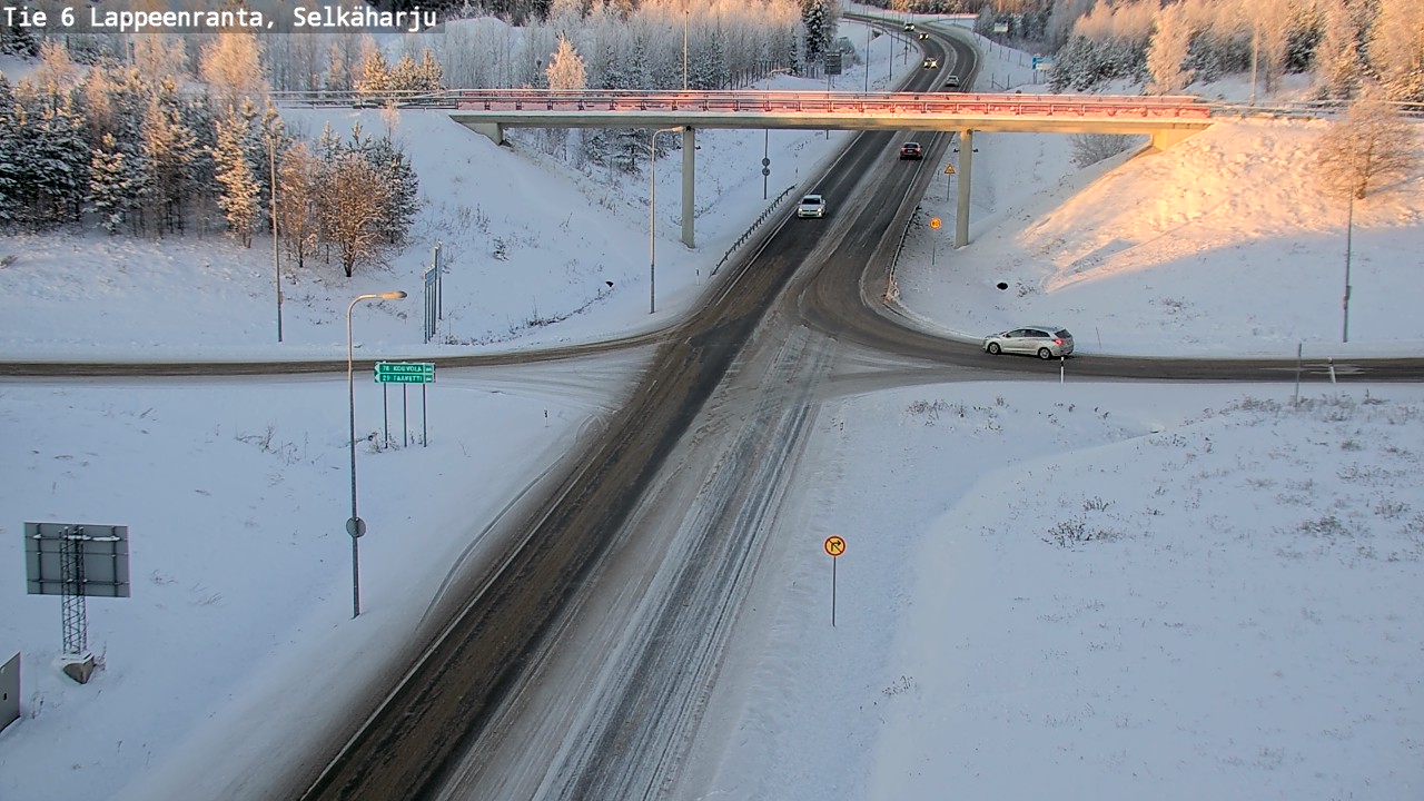 Weather Camera Image Road 6 Lappeenranta, Selkäharju, Lappeenranta, Etelä-Karjala