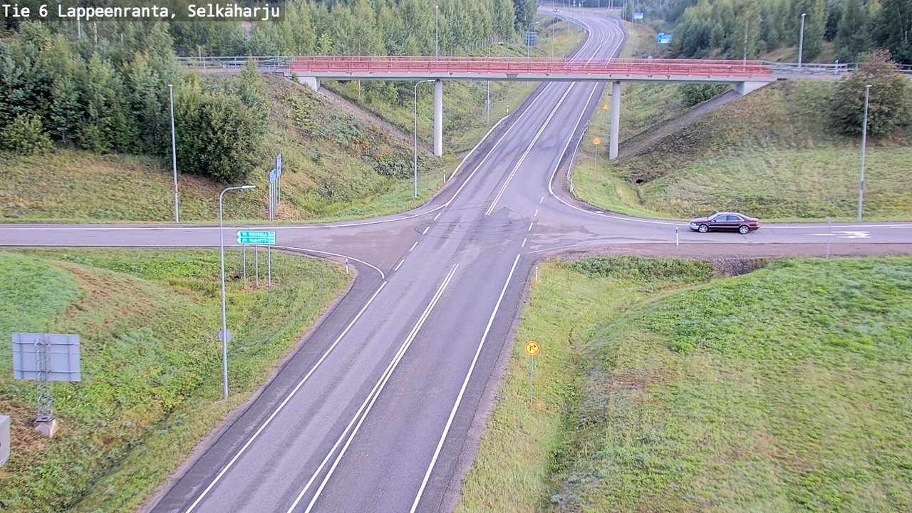 Weather Camera Image Road 6 Lappeenranta, Selkäharju, Lappeenranta, Etelä-Karjala