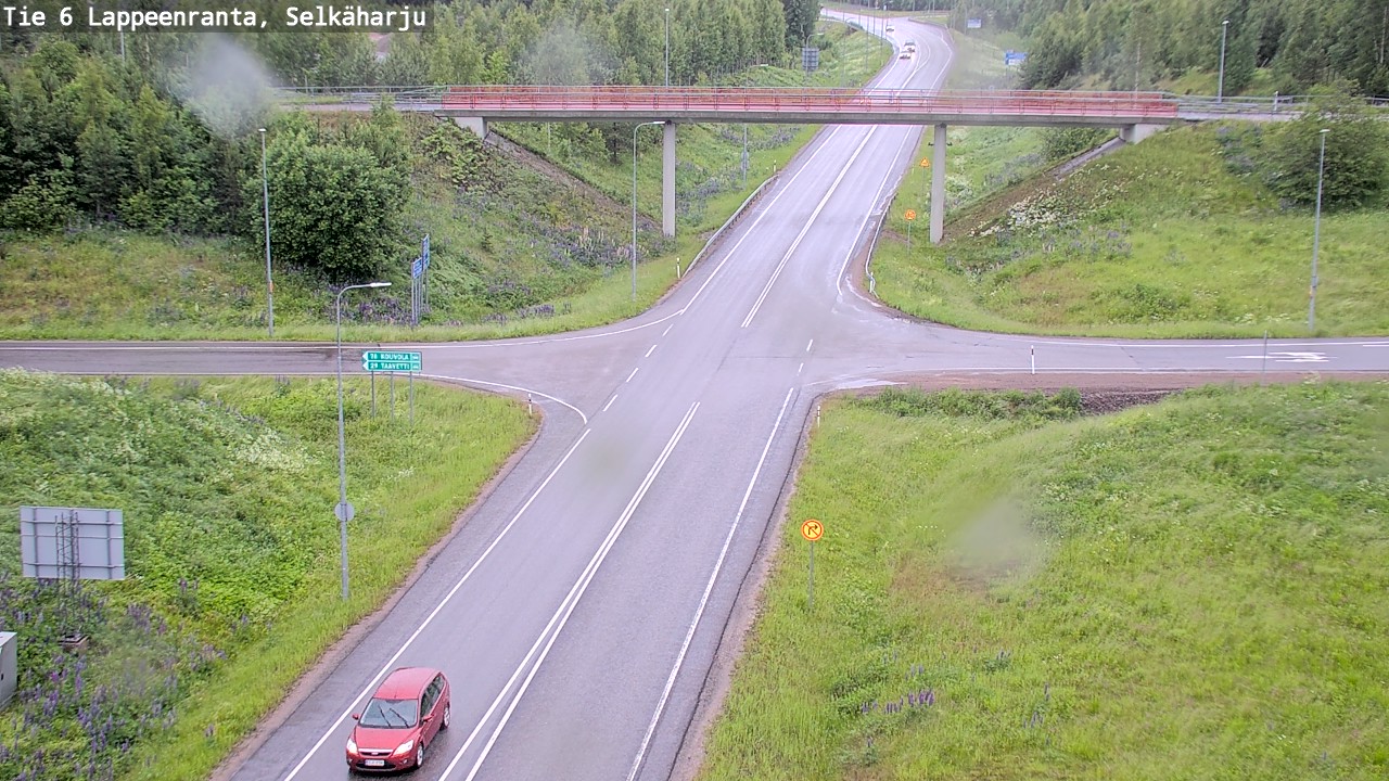 Weather Camera Image Road 6 Lappeenranta, Selkäharju, Lappeenranta, Etelä-Karjala