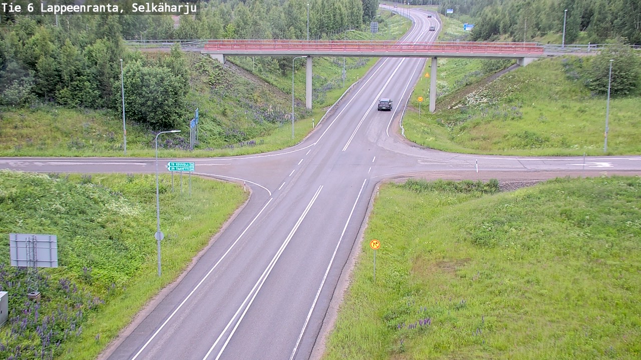 Weather Camera Image Road 6 Lappeenranta, Selkäharju, Lappeenranta, Etelä-Karjala