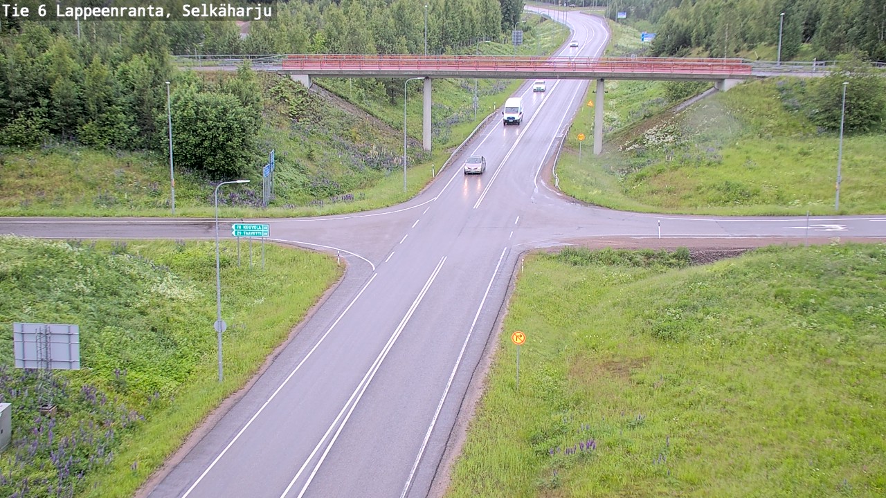 Weather Camera Image Road 6 Lappeenranta, Selkäharju, Lappeenranta, Etelä-Karjala