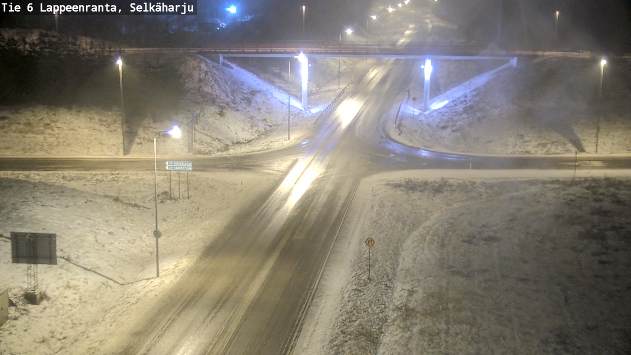 Weather Camera Image Väg 6 Villmanstrand, Selkäharju, Lappeenranta, Etelä-Karjala