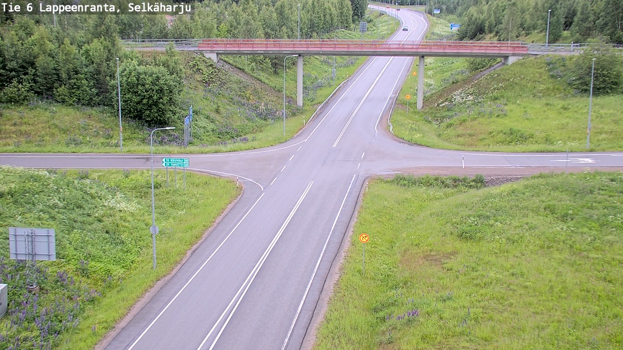 Weather Camera Image Road 6 Lappeenranta, Selkäharju, Lappeenranta, Etelä-Karjala