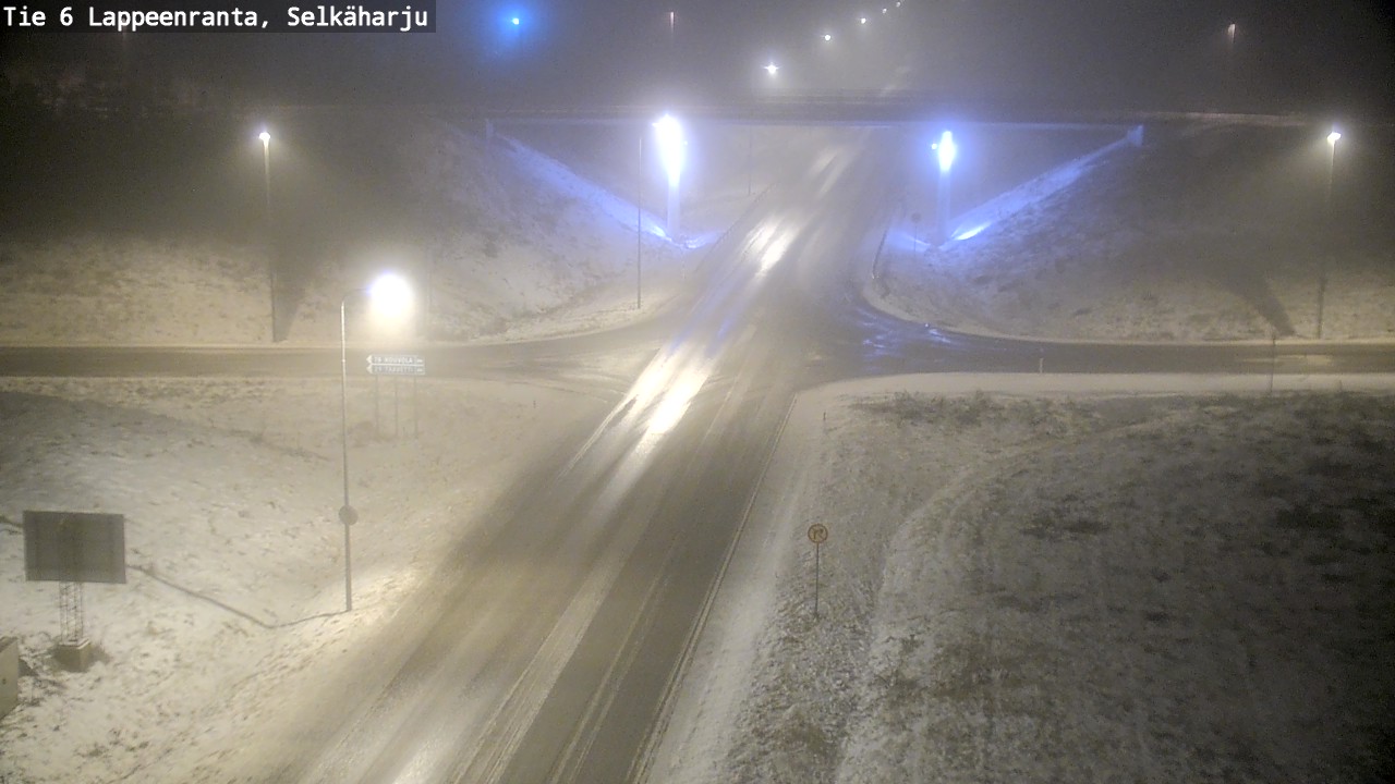 Weather Camera Image Väg 6 Villmanstrand, Selkäharju, Lappeenranta, Etelä-Karjala