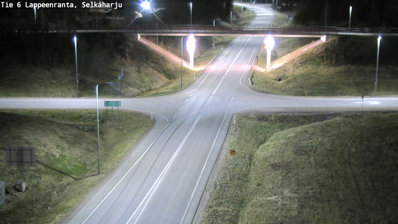 Weather Camera Image Road 6 Lappeenranta, Selkäharju, Lappeenranta, Etelä-Karjala