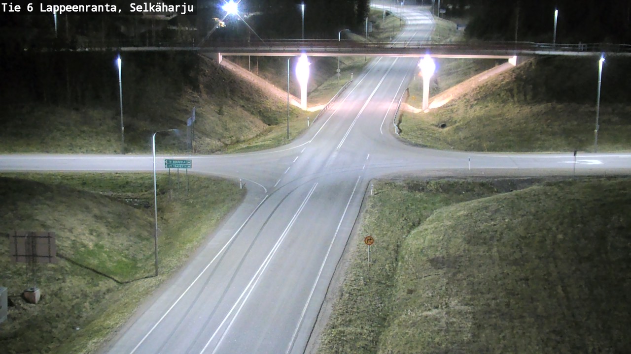 Weather Camera Image Road 6 Lappeenranta, Selkäharju, Lappeenranta, Etelä-Karjala